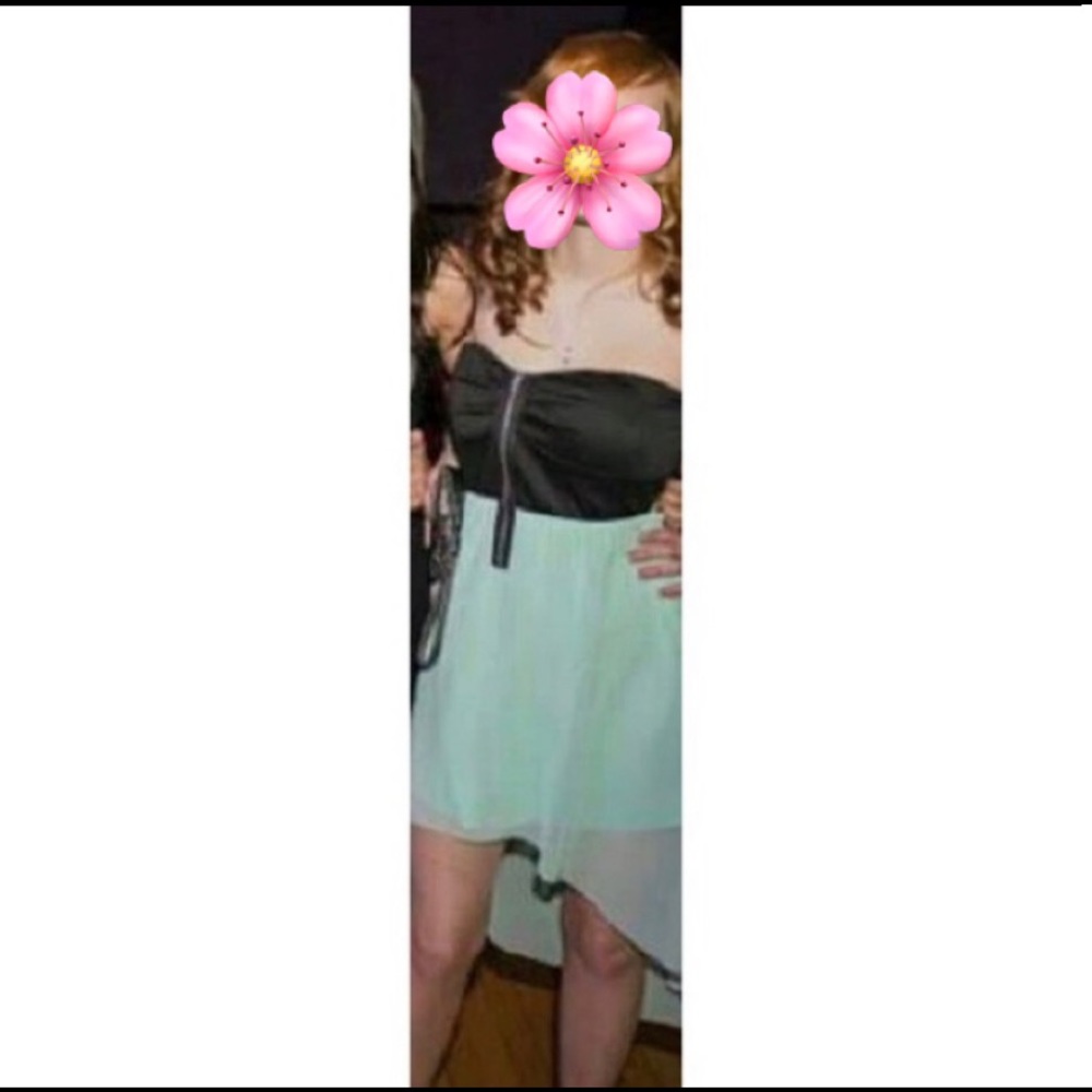 Strapless High-Low Dress - Picture 3 of 4